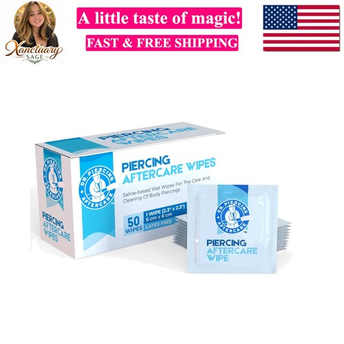 Wipes piercing aftercare - wipes, –