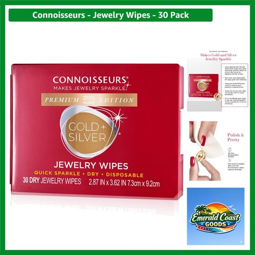 Jewelry wipes 30 pack - wipes,
